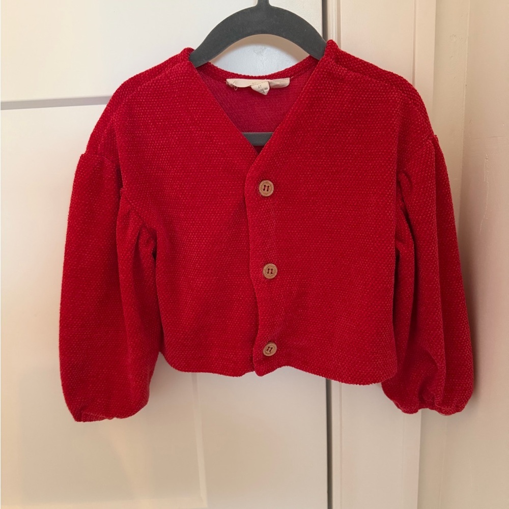 Mabel+Honey red cardigan - Picture 2 of 3